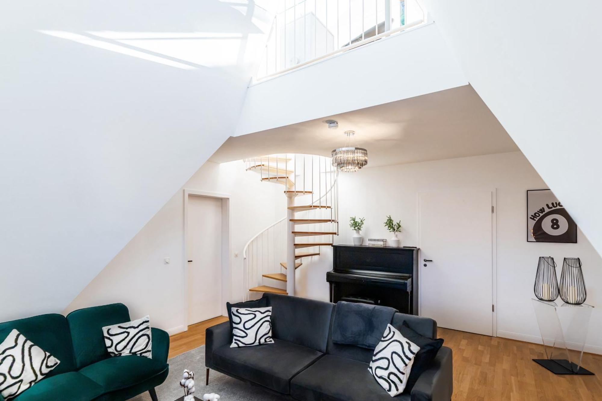 Nestup - 130 Qm Maisonette-penthouse - Dachterrasse Mit Exklusivem Panoramablick Hannover