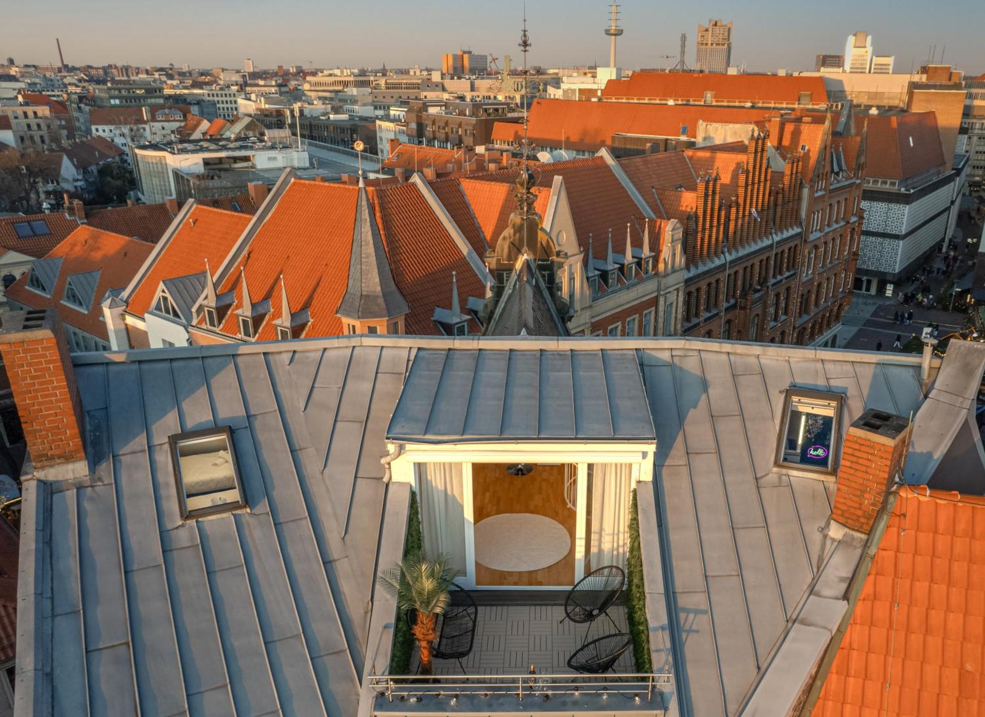 Nestup - 130 Qm Maisonette-penthouse - Dachterrasse Mit Exklusivem Panoramablick Hannover