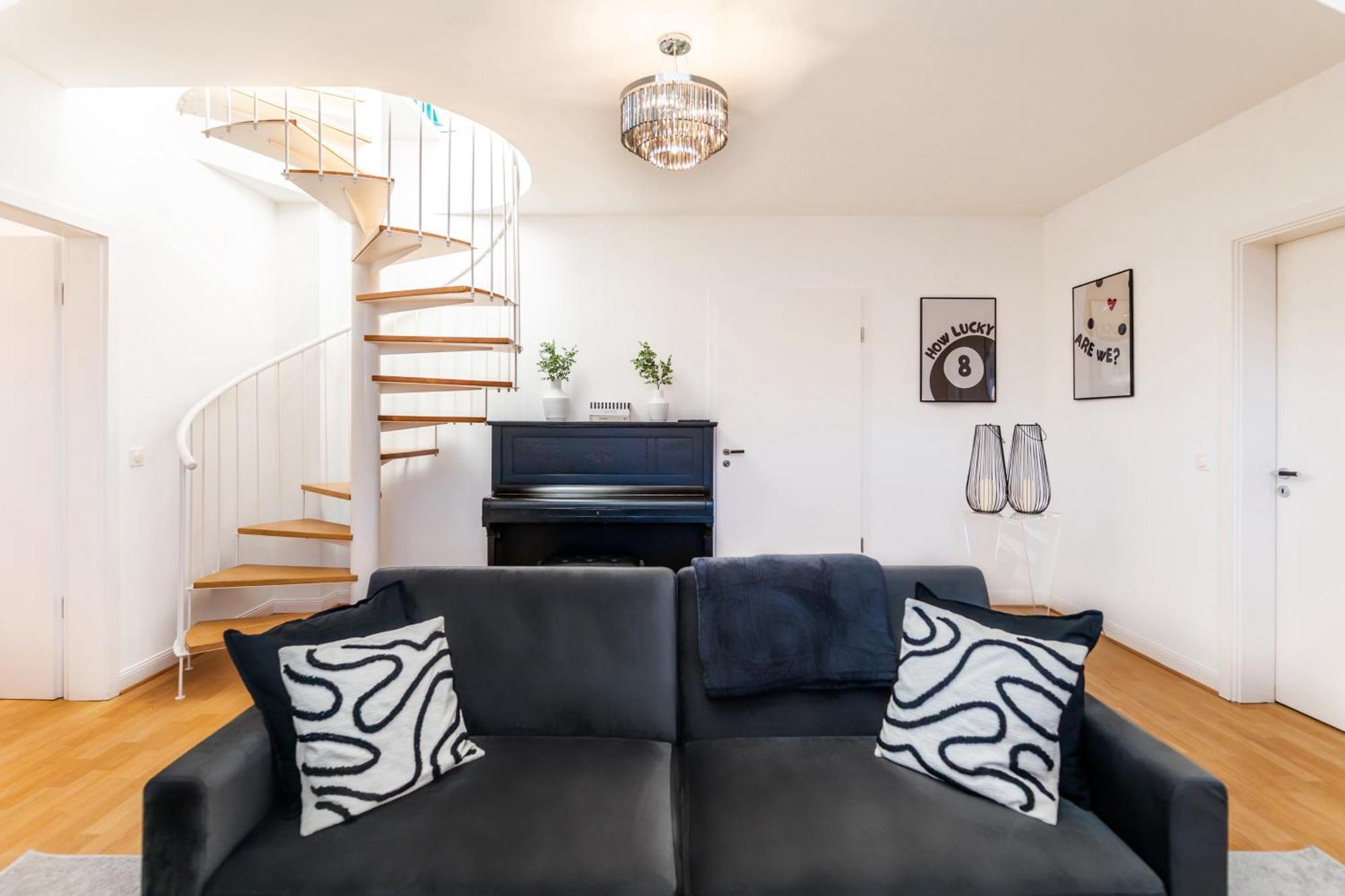 Nestup - 130 Qm Maisonette-penthouse - Dachterrasse Mit Exklusivem Panoramablick
